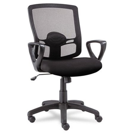 ALERA Alera ET42ME10B Etros Series Mesh Mid-Back Swivel/Tilt Chair- Black ET42ME10B